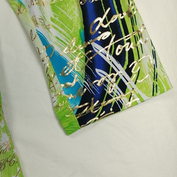 Alia women's 3/4 sleeved top size large - Picture 5 of 10